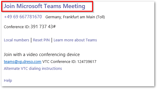 Join Microsoft Teams-Meeting